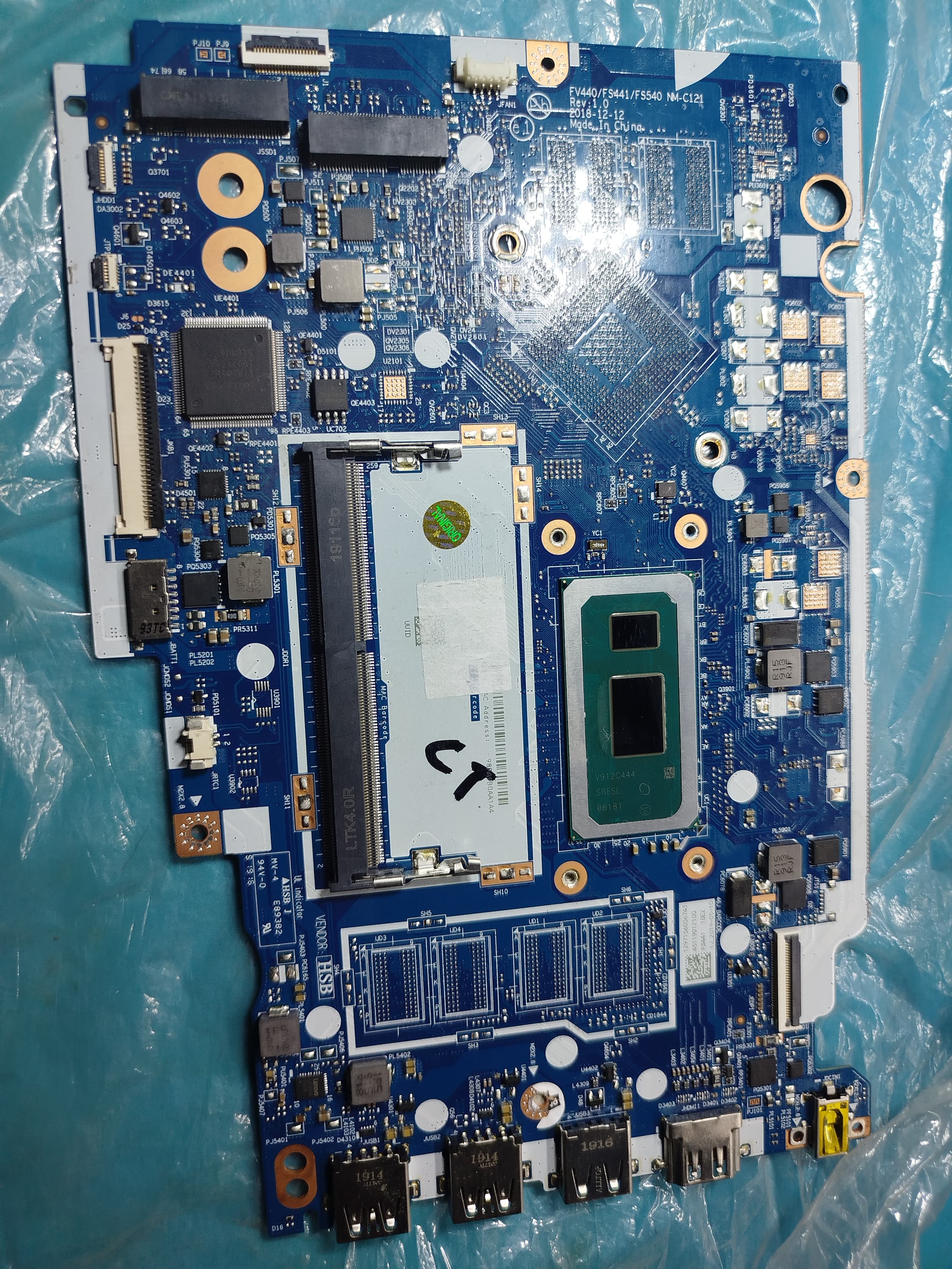 Tarjeta madre Lenovo IdeaPad S145 NM-C121 (Donante)