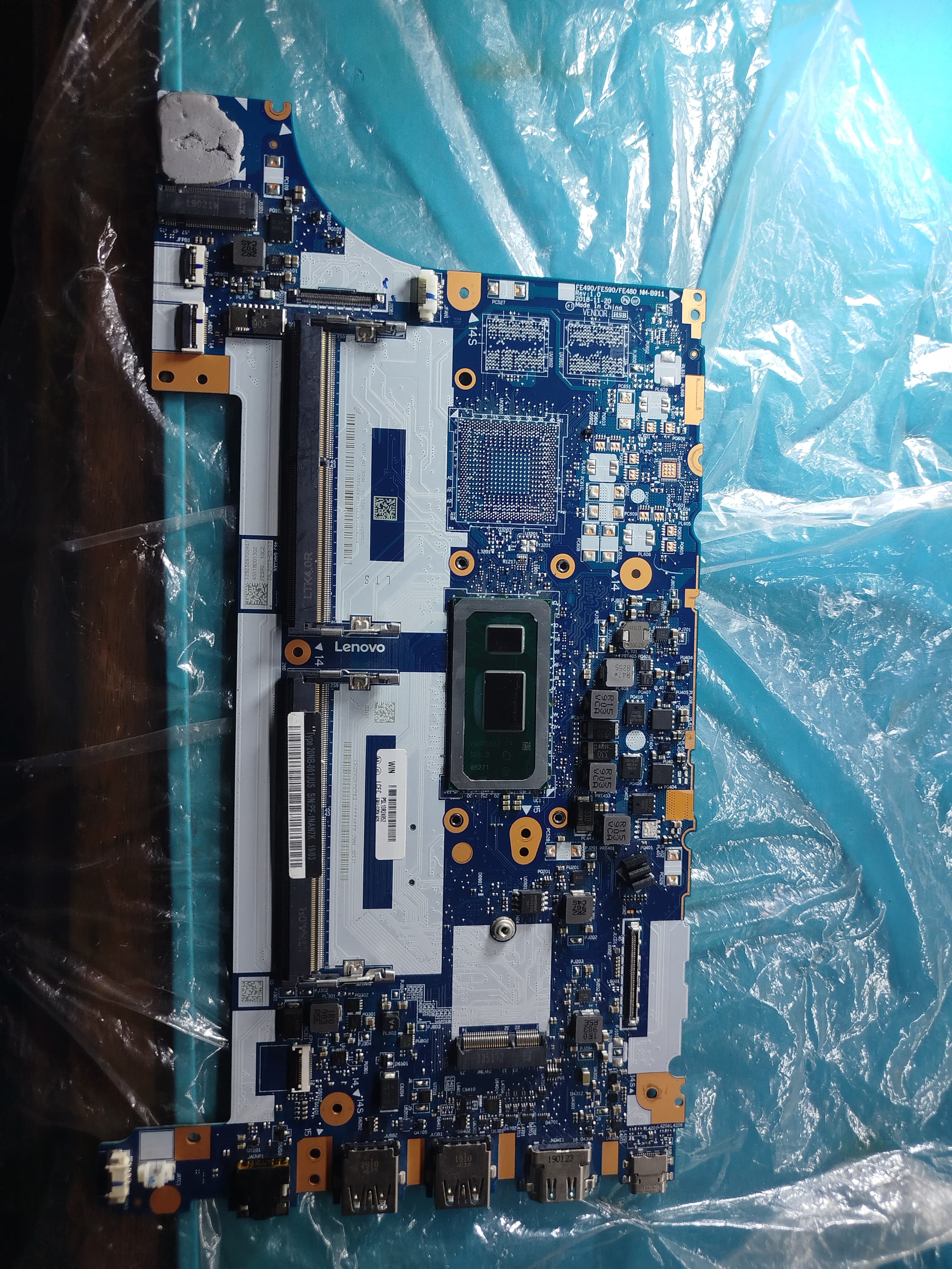 Tarjeta madre Lenovo ThinkPad E490 NM-B911 (Donante)