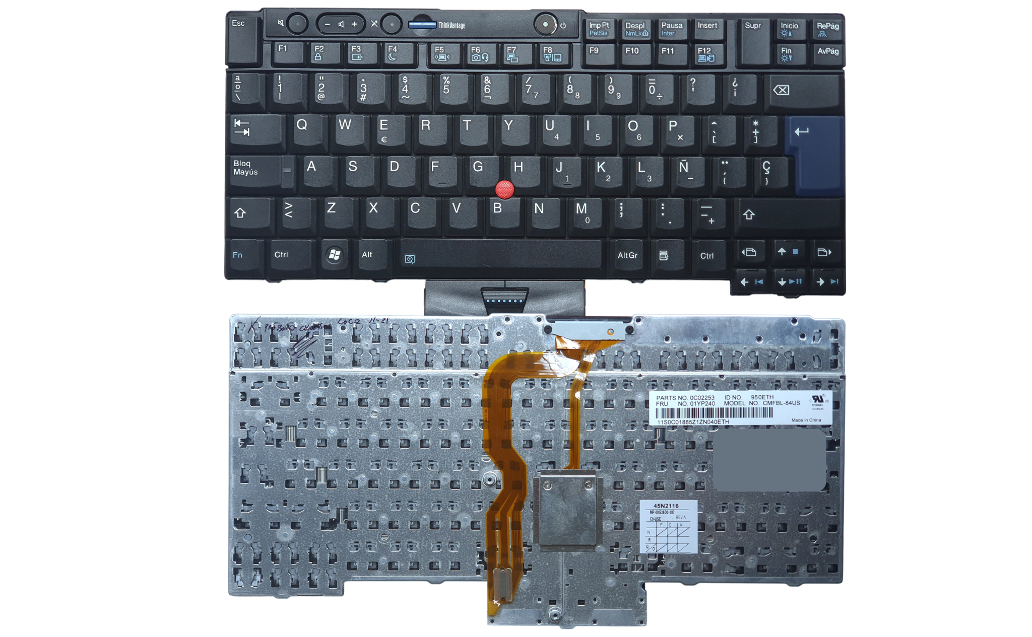 TECLADO LENOVO THINKPAD T410 T420 T510 T520 W510 W520 - CERTIFICADO