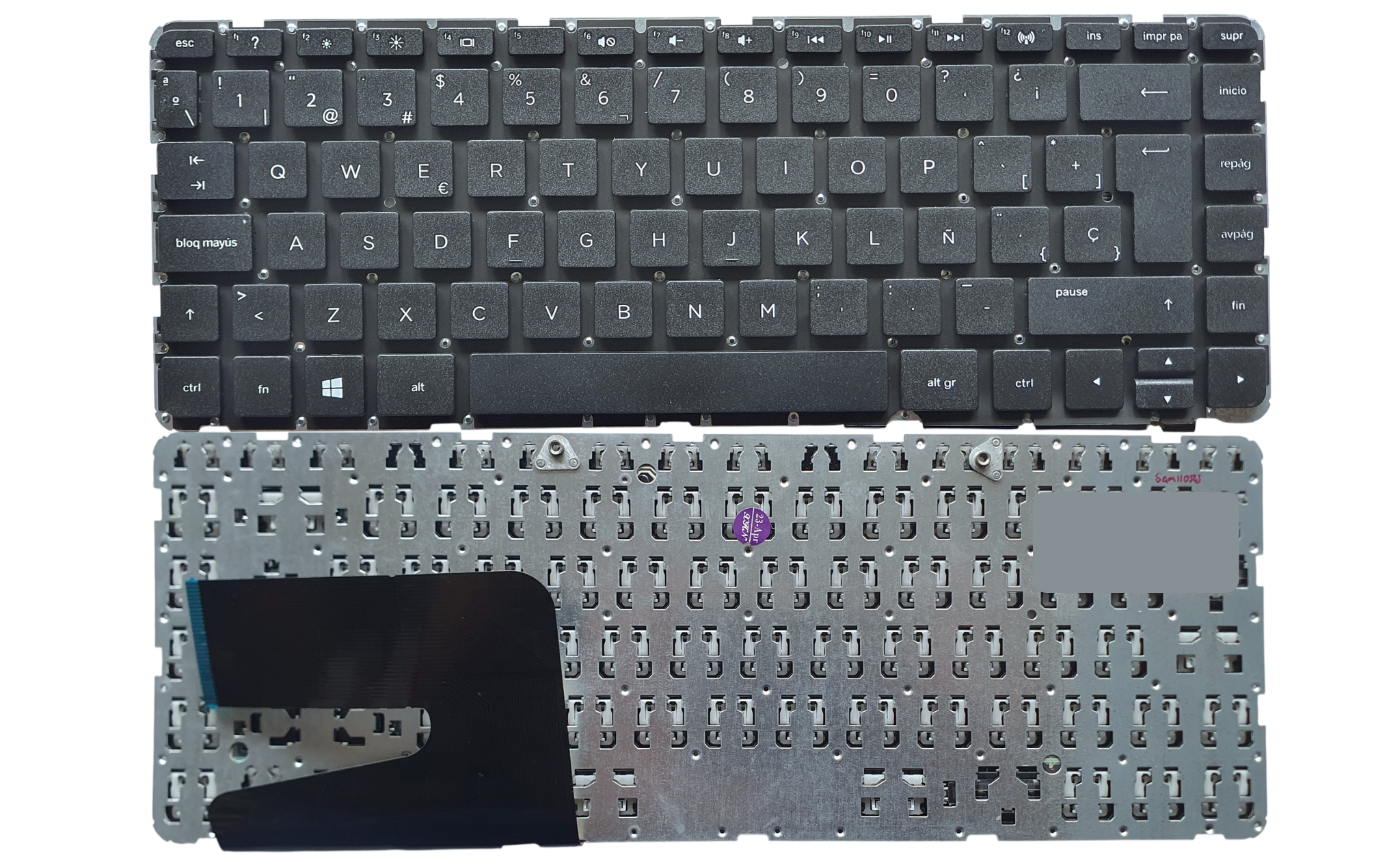 TECLADO HP 14-e 14-r 14-d 14-n 14-g 240-g2 245-g3 - SIN MARCO