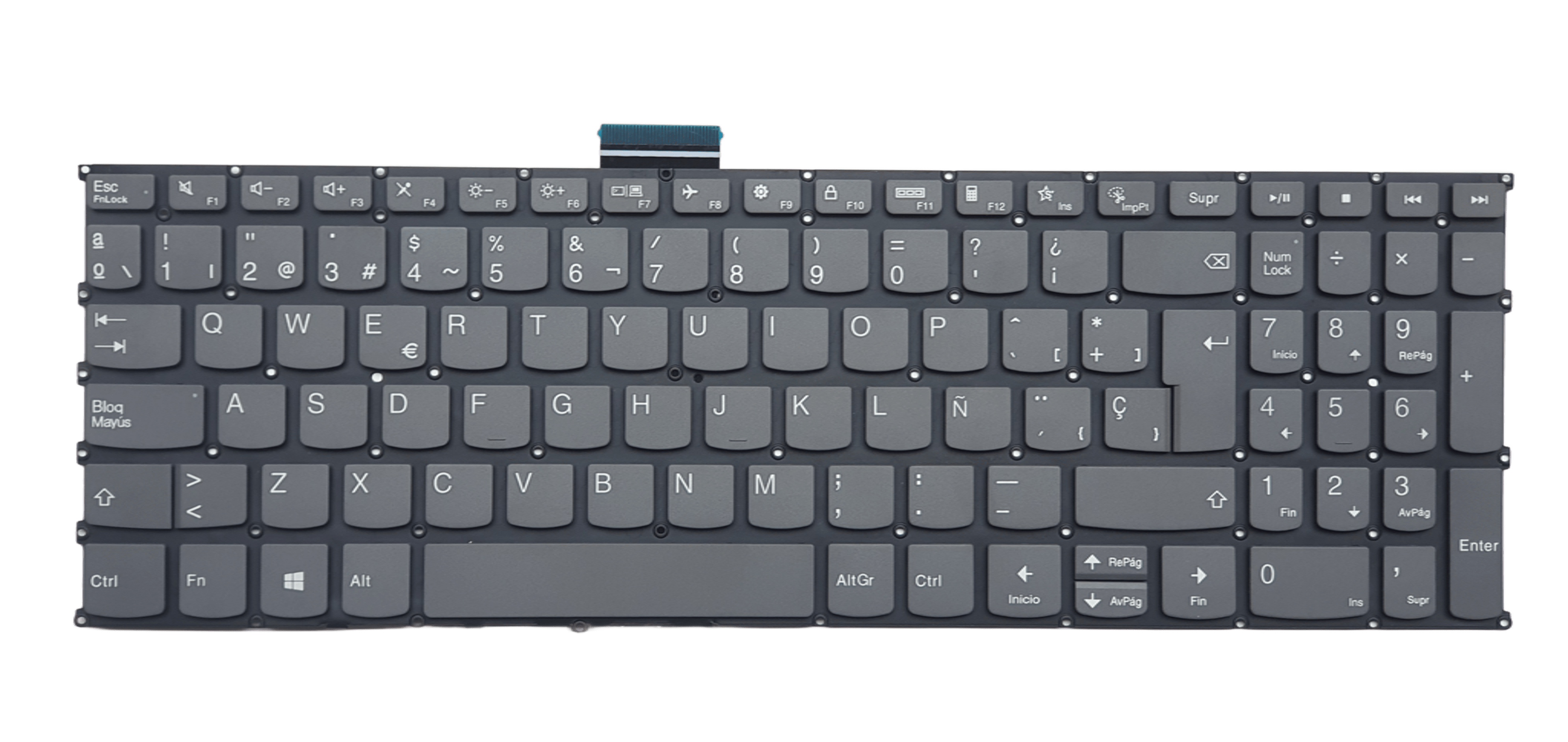 TECLADO PARA LENOVO IDEAPAD/FLEX 15IIL05 15ARE05 15ITL05 5-15IIL05 5-15ARE05 5-15ITL05 5-15ALC05