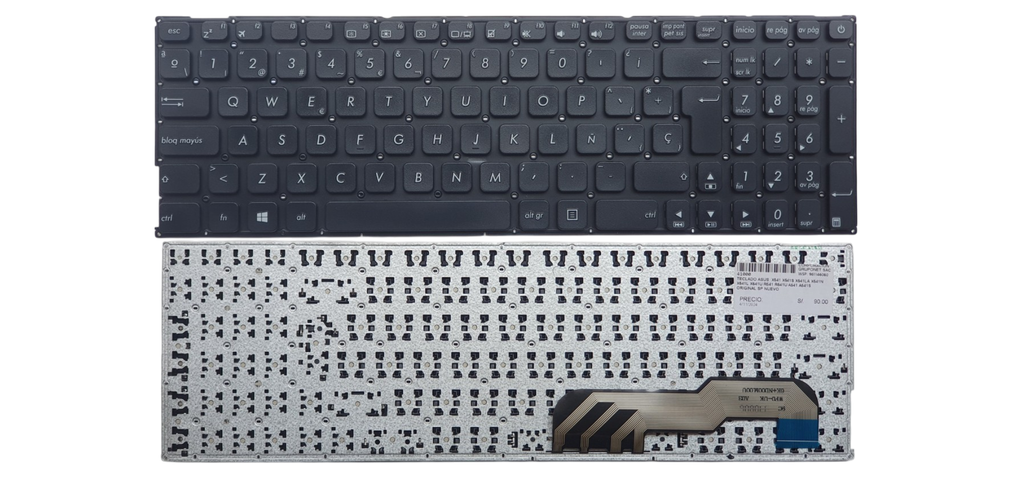 TECLADO ASUS X541 ORIGINAL X541S X541LA X541N X541L X541U - NUEVO - ESPAÑOL - OFERTA