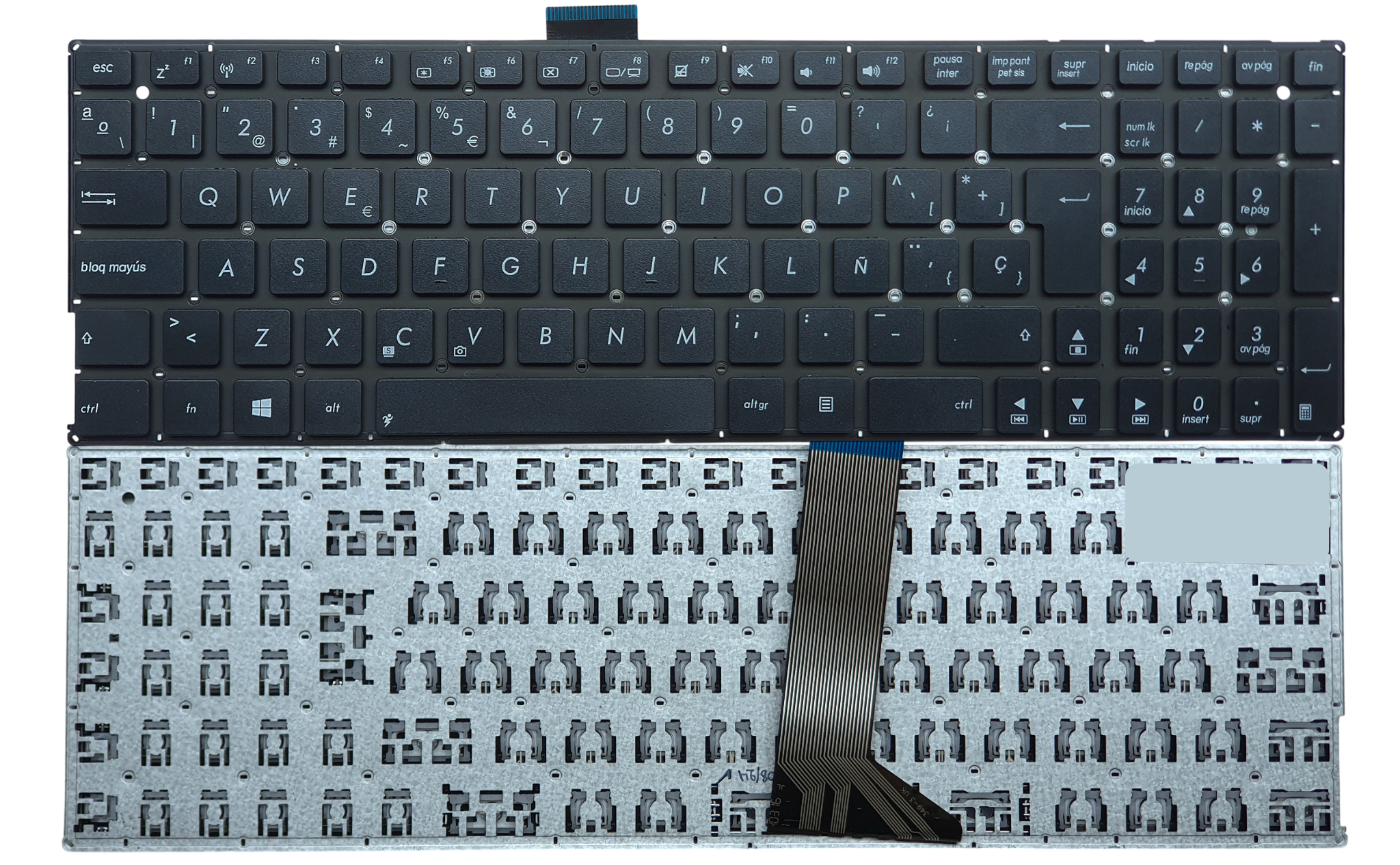TECLADO PARA LAPTOP ASUS X551 X554 X554L X555 X555L X555LA X555LD X555LN X555LP X555UF X555UJ X555LB X555LF X555LI X555LJ X555U X555UA X555UB X555MA X555Q